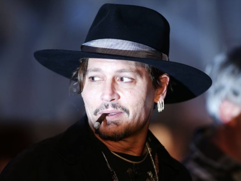 Johnny Depp at Glastonbury (Yui Mok/PA)