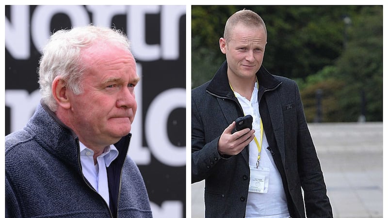 Loyalist flag protester Jamie Bryson and Sinn Fein Deputy First Minister Martin McGuinness are set to appear before the Stormont finance committee over Nama's northern property portfolio sale&nbsp;