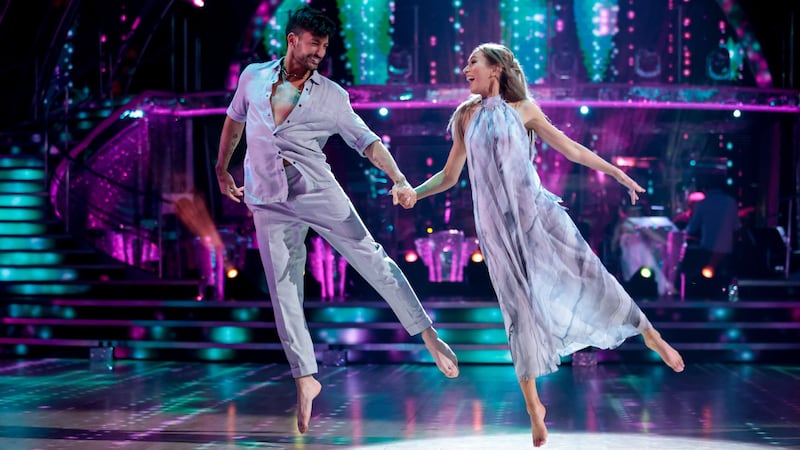 The music was paused during Rose Ayling-Ellis and Giovanni Pernice’s performance to Symphony by Clean Bandit featuring Zara Larsson.