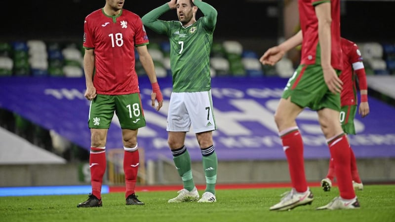 Bulgaria held Northern Ireland to a frustrating goalless draw in Belfast back in March. <br />Pic Colm Lenaghan/Pacemaker