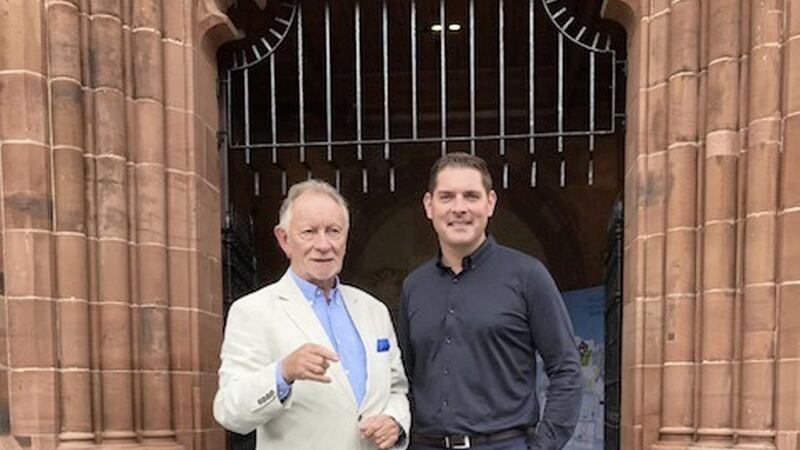 Malachi Cush and Phil Coulter, Malachi&#39;s guest in the new UTV series Back Home 