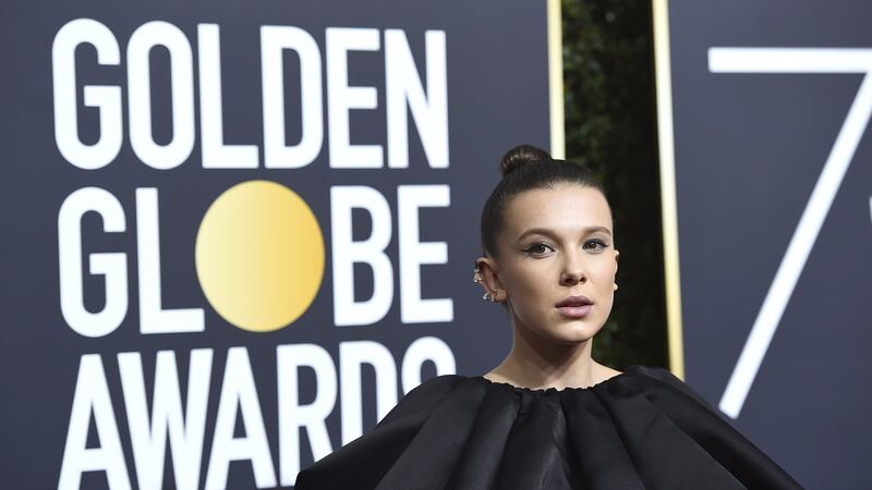 The actress posted the photograph while attending a Golden Globes after-party.