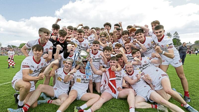 S Tyrone won this year&rsquo;s Ulster minor football title, the fifth to be played at U17 level &ndash; a change driven by the GAA&rsquo;s concern with the inter-county game rather than the vast majority of players. Picture by Margaret McLaughlin 