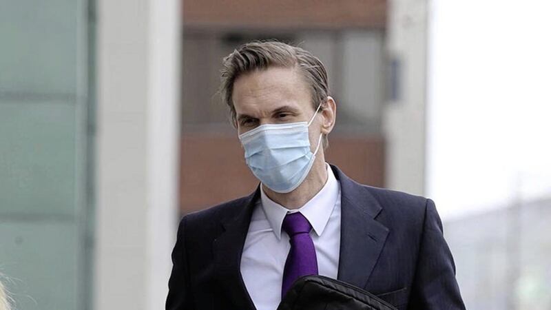Dr Christian Jessen appears at Belfast High Court during an earlier hearing. Picture by Hugh Russell 
