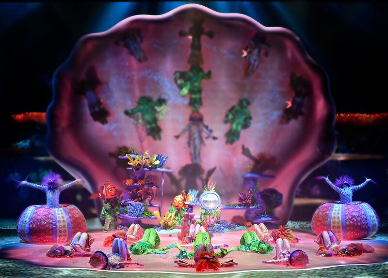 A Finding Nemo sequence in Together: A Pixar Musical Adventure at Disneyland Paris (Disney/Sylvain Cambon/PA)