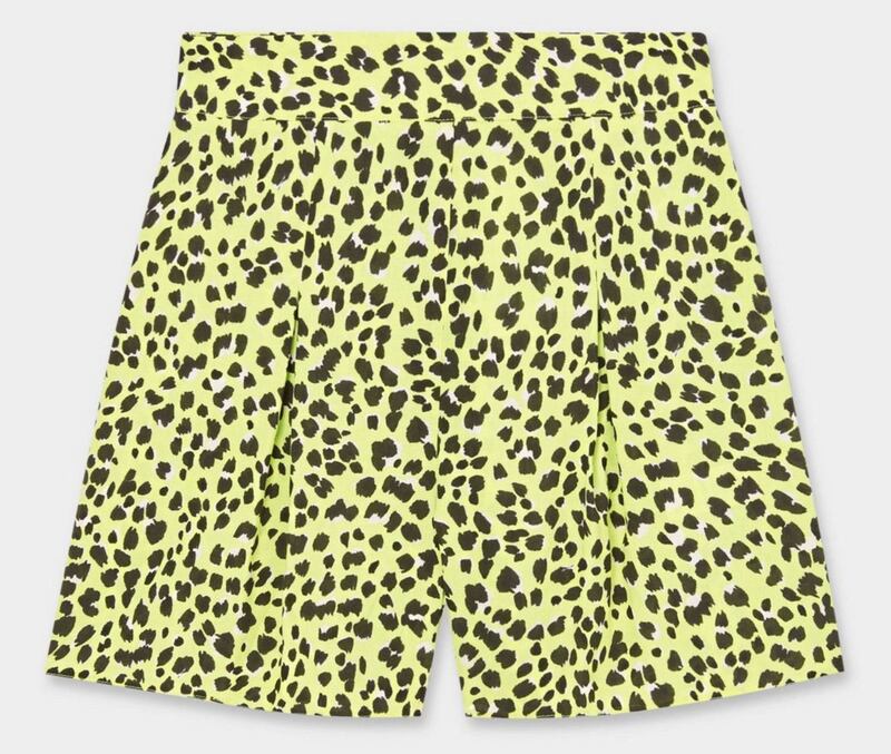 Miss Selfridge Neon Animal Print Shorts, &pound;17.50 (&pound;25) 