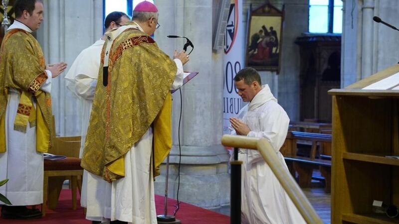 Bro Philip Mulryne from Belfast was ordained a deacon at a ceremony in Dublin on Saturday. Picture by Irish Dominicans                                