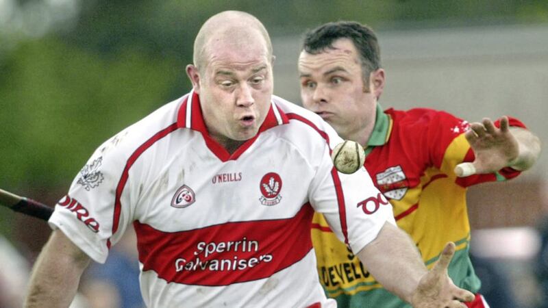 Geoffrey McGonigle was a senior player for both the Derry hurlers and their footballers 