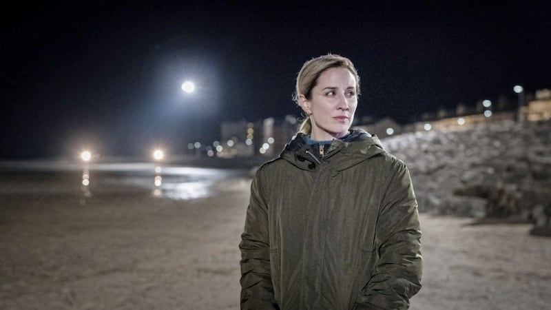 Morven Christie as police family liaison officer DS Lisa Armstrong in The Bay 
