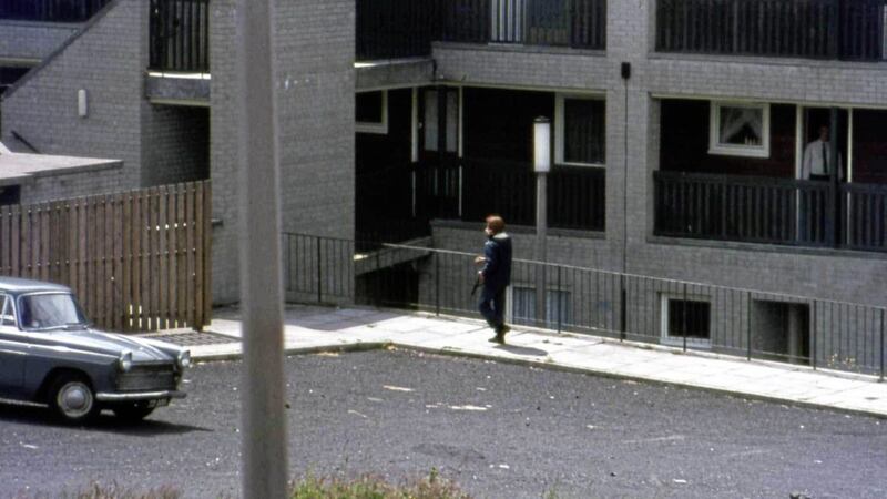 An IRA man in Lenadoon in 1972 