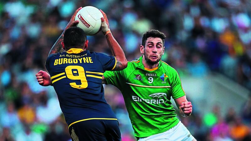 Ireland's Paul Geaney in action in the second test in Perth Picture by Inpho