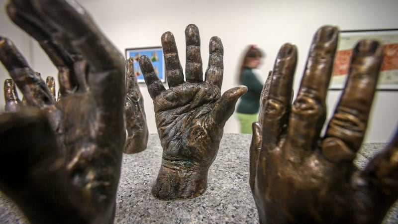 The Hands of History exhibition at the Golden Thread Gallery in Belfast. Picture by Mal McCann 