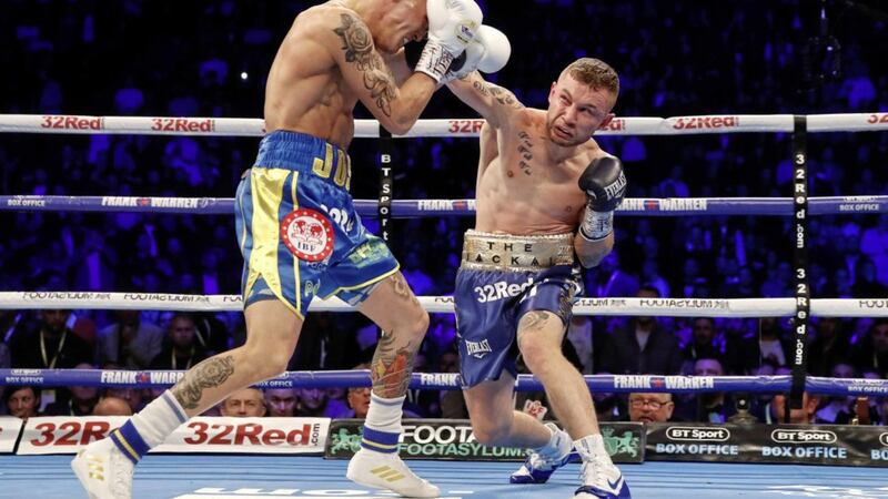 Carl Frampton&#39;s previous bid for world title glory ended in disappointment against Josh Warrington 