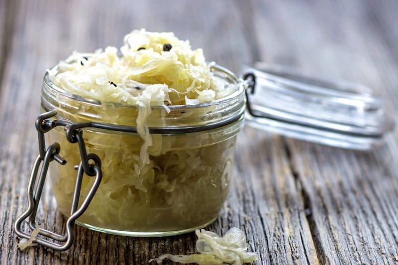 Home-made sauerkraut helps boost good gut bacteria 