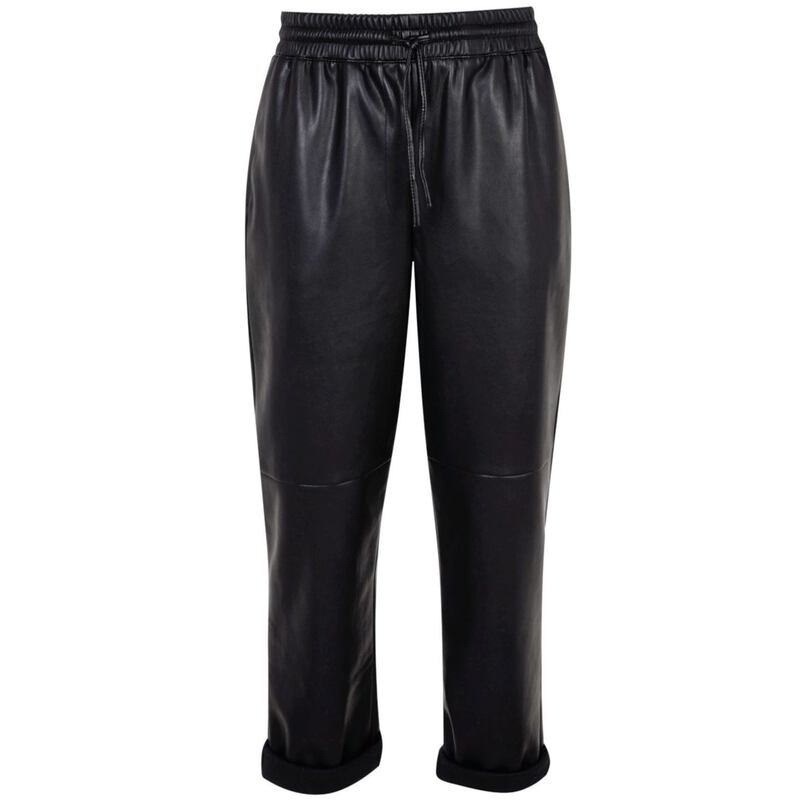 Principles Black PU Trousers, &pound;39, available from Debenhams