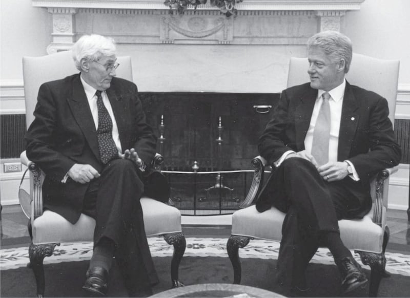 Seamus Mallon pictured with former US president Bill Clinton 