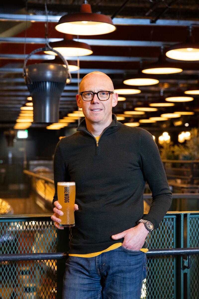 New BrewDog boss James Arrow was hired last year as chief operating officer as part of succession planning