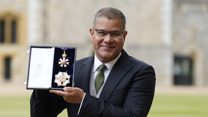 The Conservative MP received his knighthood from the King in Windsor (Andrew Matthews/PA)