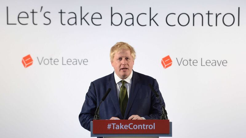 Former London Mayor Boris Johnson MP and leading Vote Leave campaigner outlines the case for leaving the Europeanan Union, during a speech at Westminster Tower, London earlier this week. Picture by Stefan Rousseau, Press Association&nbsp;