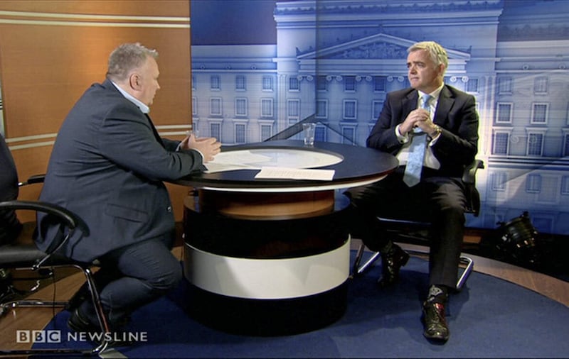 Stephen Nolan interviews former DUP minister Jonathan Bell at the height of the RHI controversy that engulfed the party and Stormont government 