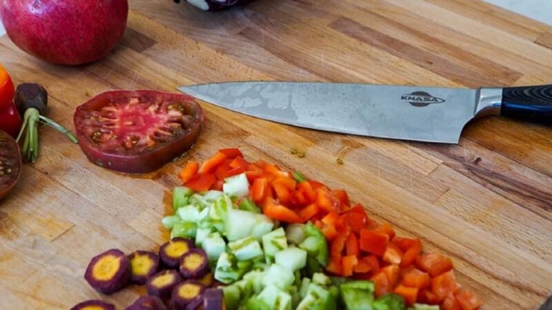 This knife uses a clever alloy tested by Nasa to sharpen itself
