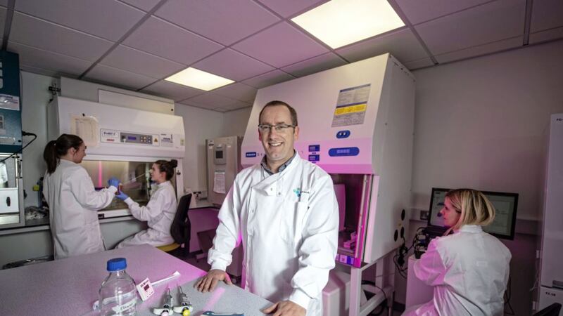 Fusion chief executive Paul Kerr pictured at the Fusion Antibodies premises in Belfast 