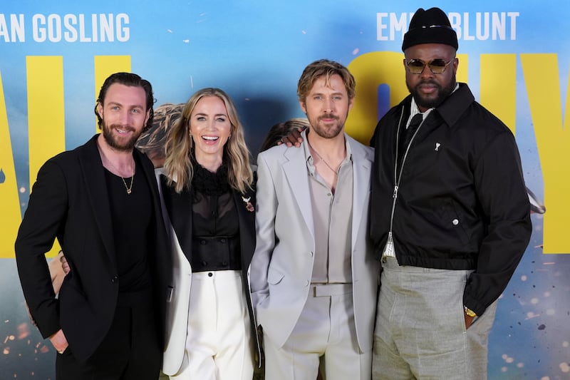 Aaron Taylor-Johnson, Emily Blunt, Ryan Gosling and Winston Duke all star in the new action comedy