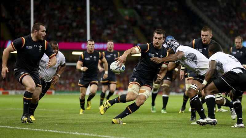 Wales' Sam Warburton in action against Fiji during Wednesday's Rugby World Cup match at the Millennium Stadium<br />Picture: PA&nbsp;