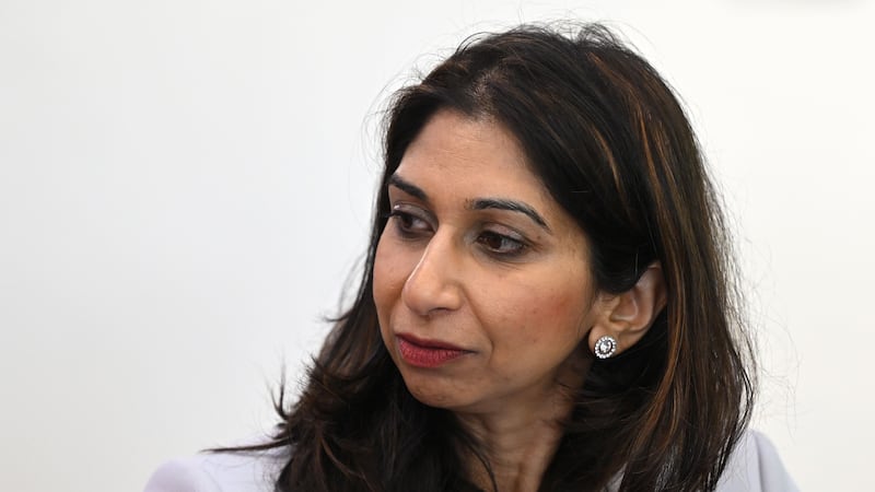 Rishi Sunak is facing calls to sack Home Secretary Suella Braverman over an article in the Times (Justin Tallis/PA)