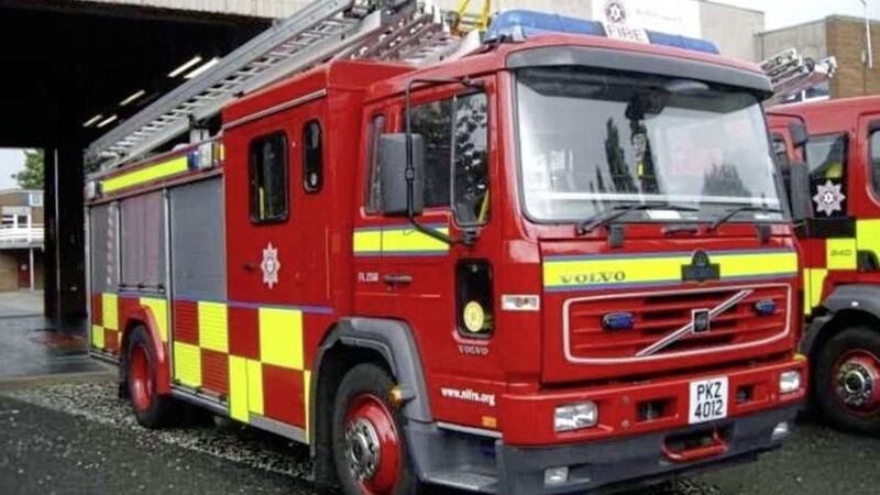 Three people have been rescued from a house fire in Cookstown, Co Tyrone