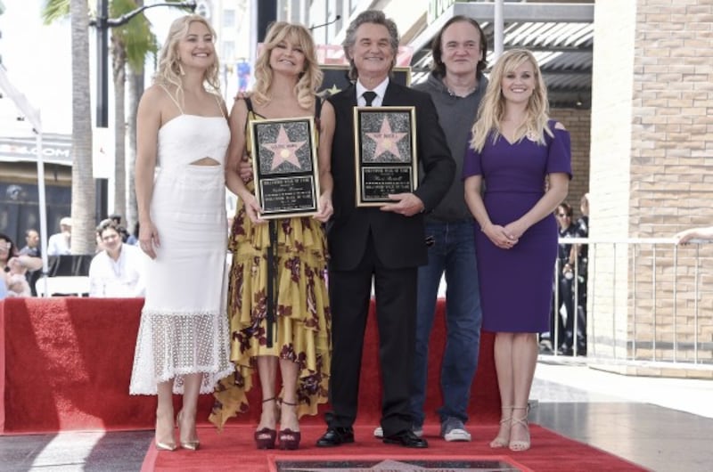 Kate Hudson, Goldie Hawn, Kurt Russell, Quentin Tarantino, Reese Witherspoon