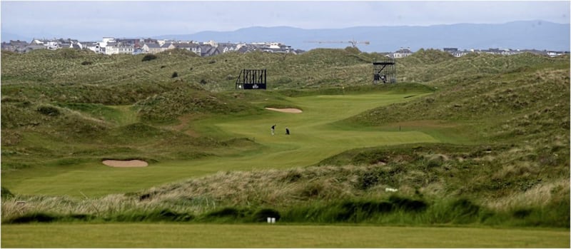 Portrush Golf Club ahead of The Open. Picture by Hugh Russell 