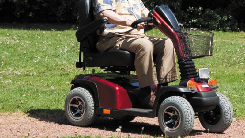 The man is accused of driving a mobility scooter on a public road whilst drunk (file pic)