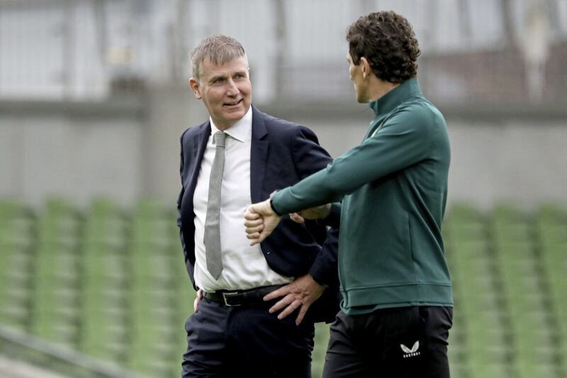 Stephen Kenny and Keith Andrews are hugely popular among the Irish players 