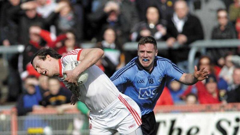 Dublin's Davey Byrne sustained severe facial injuries before a challenge match against Armagh got underway in July