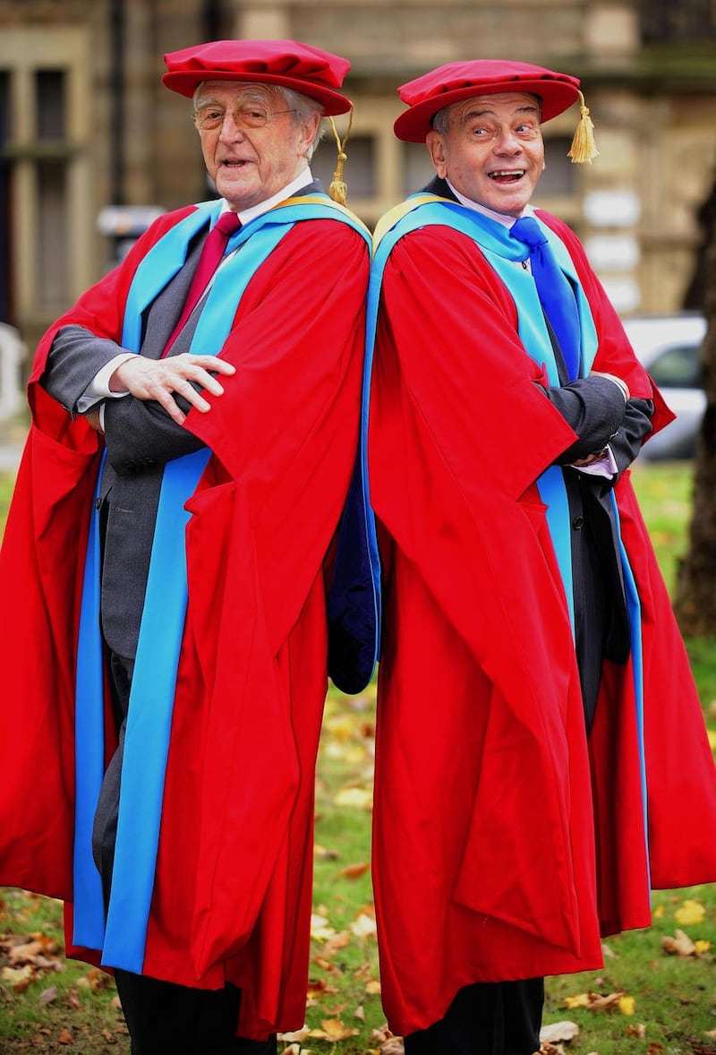 Honorary degrees for Sir Michael Parkinson and Dickie Bird