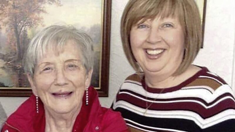 Ruth Burke (82) left. with her daughter Brenda Doherty 