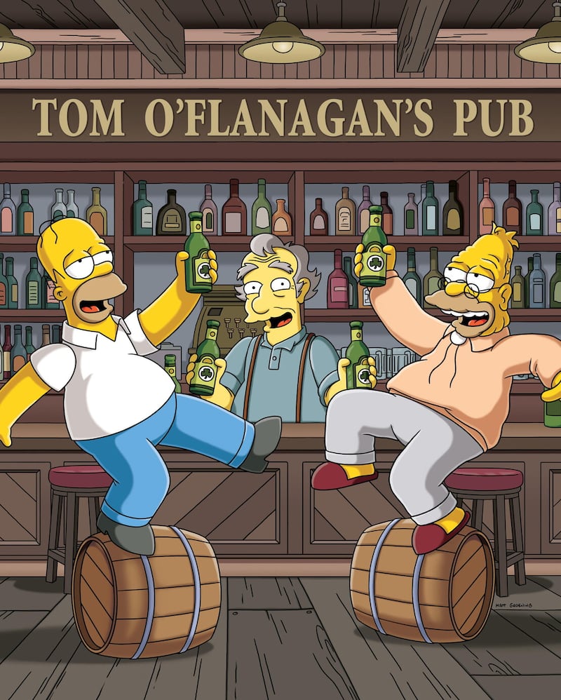 The Simpsons' memorable visit to Ireland