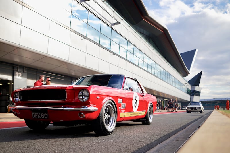Mustangs at Silverstone