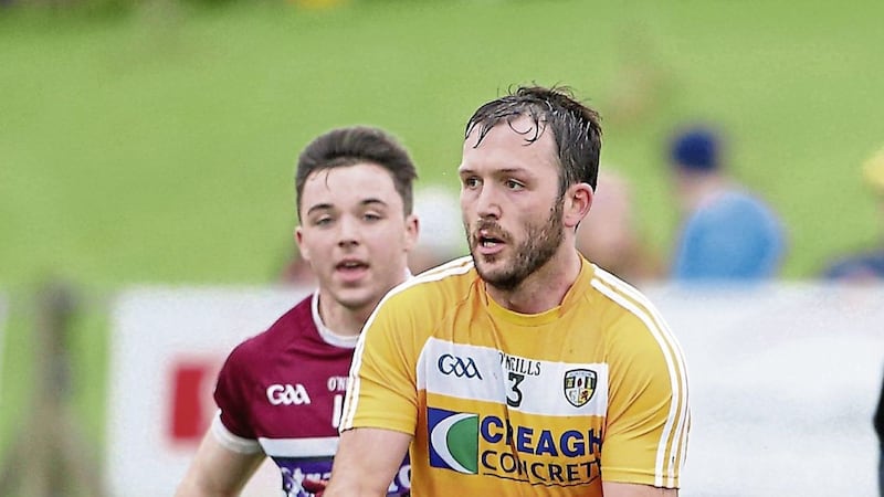 Antrim&#39;s Patrick Gallagher has been hugely impressed by the side&#39;s defensive options this year 