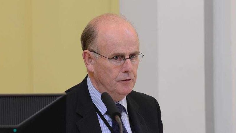 Chairman of the Historical Institutional Abuse Inquiry, Sir Anthony Hart, pictured during an earlier inquiry. Picture by Arthur Allison, Pacemaker 