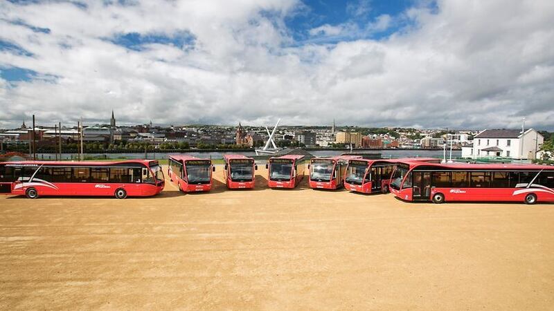 A zero-emission fleet is to be operating throughout Derry city by the summer, Translink has confirmed.
