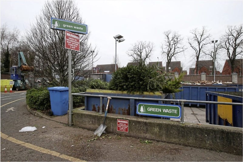 The closure of most recycling centres across the north saw an increase in illegal dumping. Picture by Hugh Russell