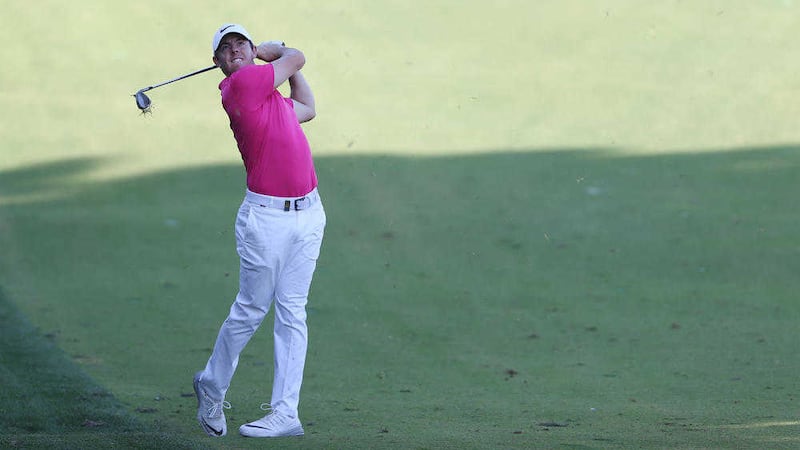 McIlroy posted a video on social media of himself practising a new putting stroke