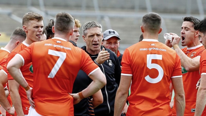 &quot;Friendly or no friendly, there&rsquo;ll be a lot of players on both sides looking to put their hand up,&quot; says Armagh&#39;s Kieran McGeeney. Pic Philip Walsh. 