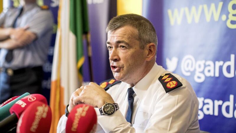 Garda Commissioner Drew Harris was reportedly travelling in an unmarked PSNI 4x4 when it crashed into a security barrier at Garda Headquarters in Dublin. Picture by Liam McBurney, Press Association 
