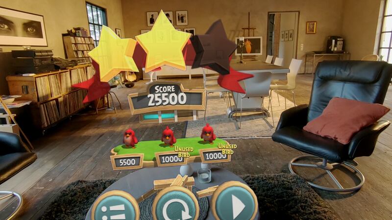Players will be able to play the game as if it were set in their own living room.