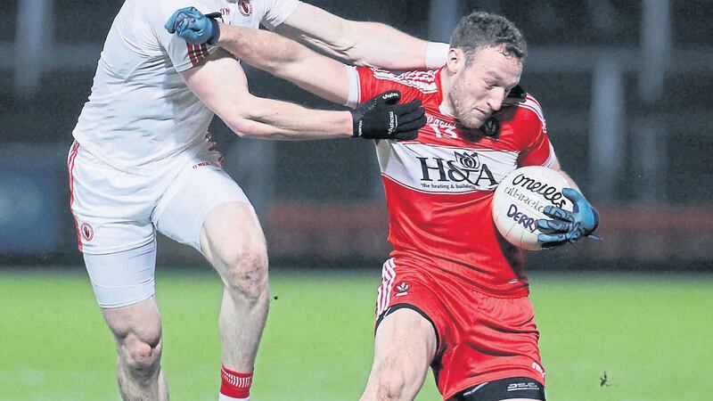 Tyrone&rsquo;s Conor Clarke (left)&nbsp;has suffered a serious knee injury for the second time&nbsp;in three years