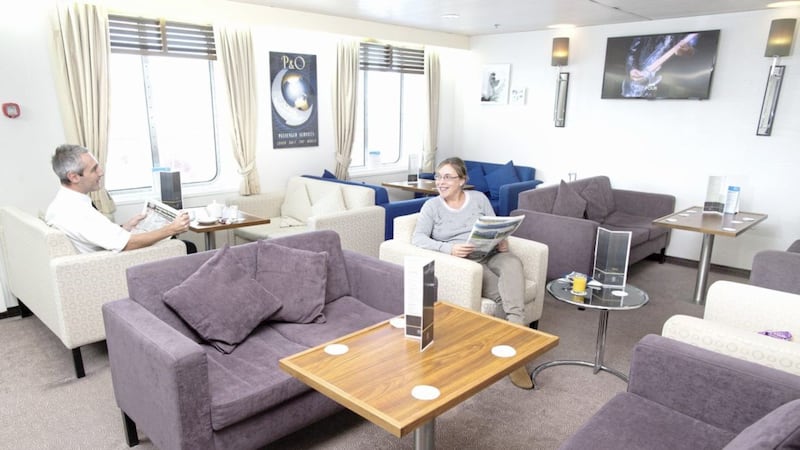 The Club Lounge on the P&amp;O ferry en route for Cairnryan &ndash; what more could you want?