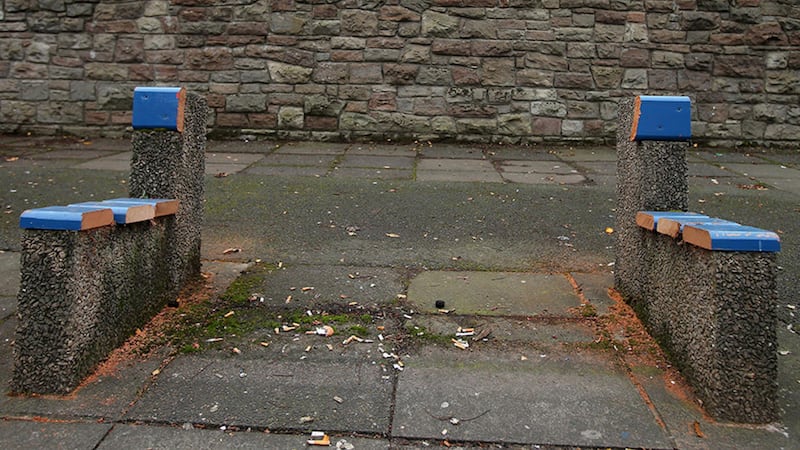 The benches have been removed by Belfast City Council as part of &quot;general improvements&quot;. Picture by Mal McCann&nbsp;